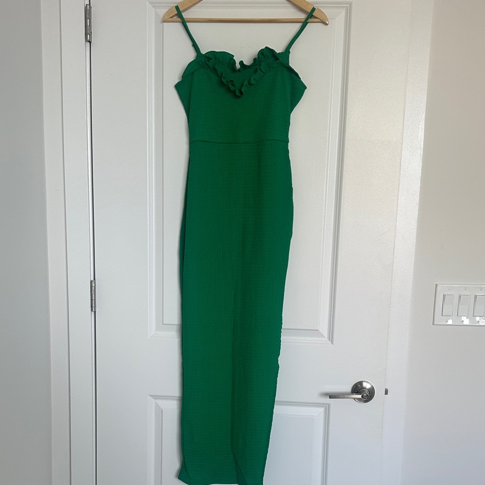 Elegant Green Women's Dress